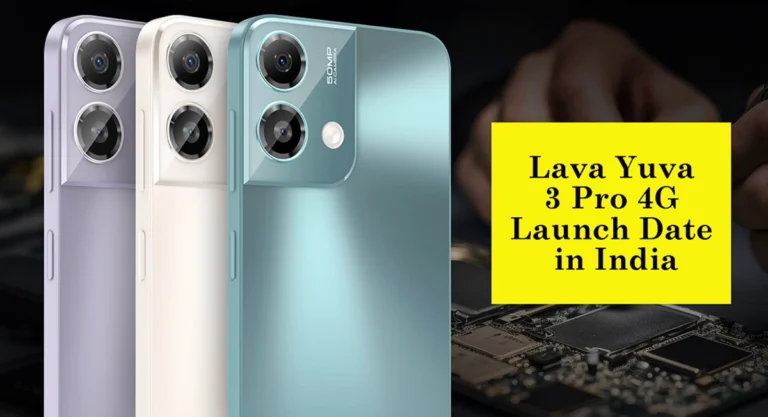 Lava Yuva 3 Pro 4G Launch Date in India