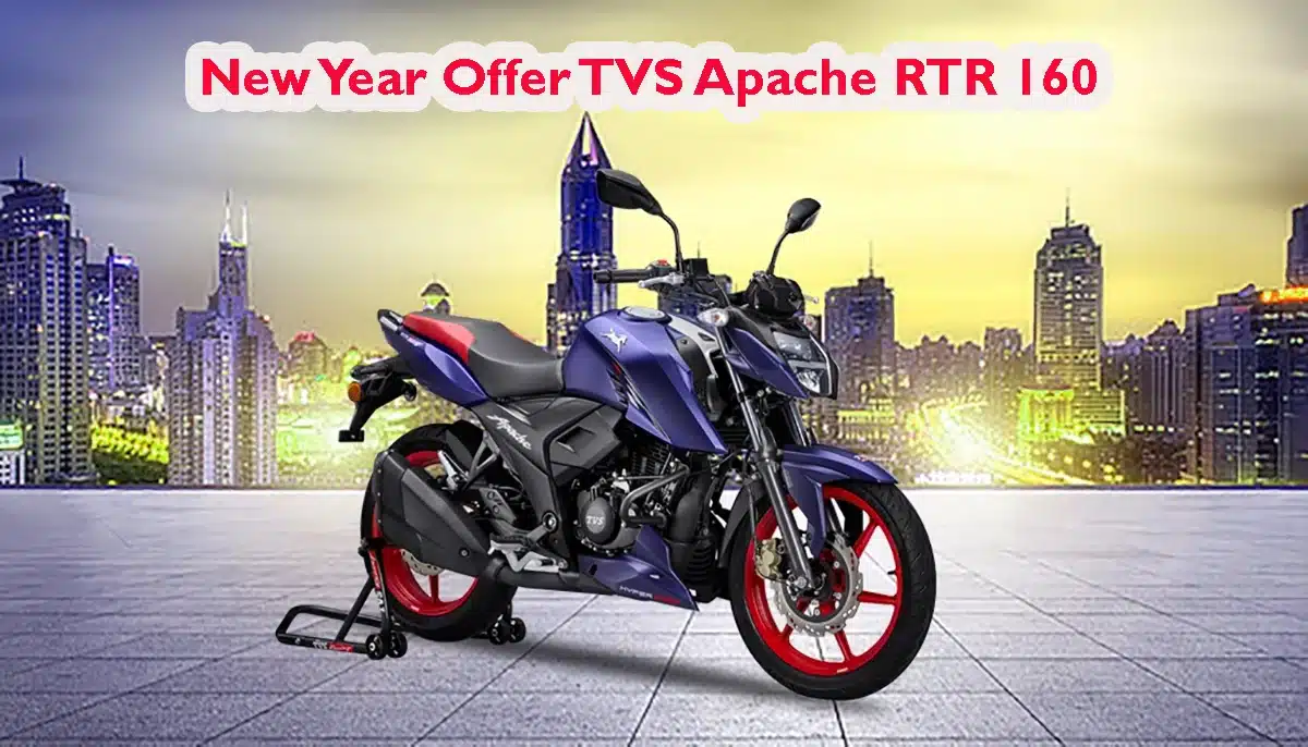 New Year Offer TVS Apache RTR 160 Price