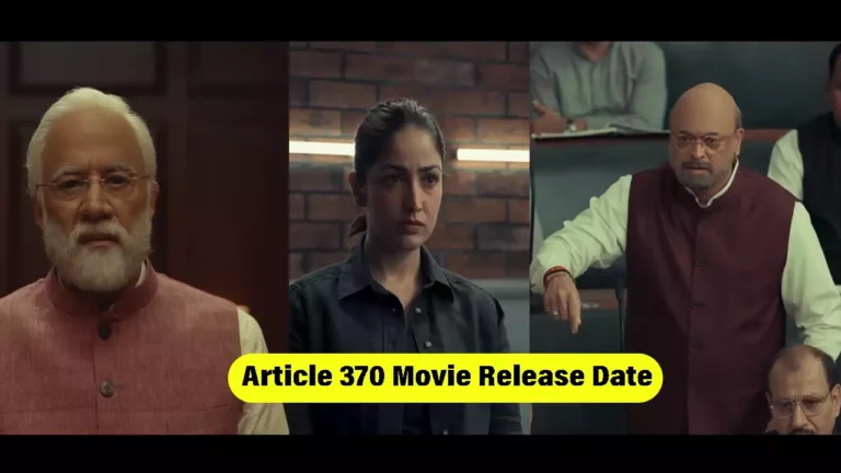 Article 370 Movie Release Date